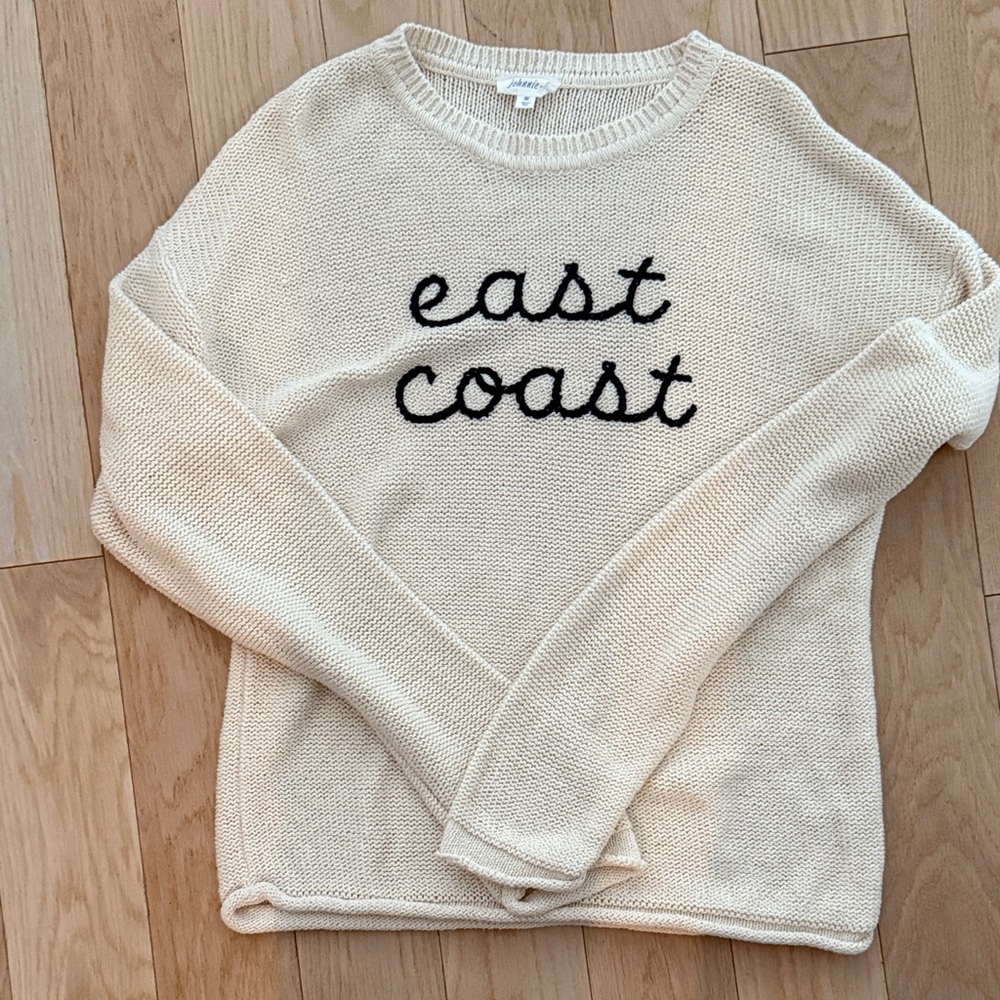 johnnie-O Cream 'East Coast' Sweater